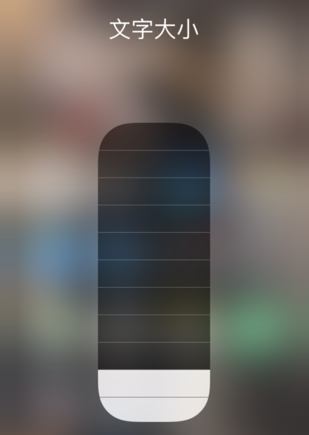逊克苹果手机维修分享小技巧：在 iPhone 控制中心快速调节字体大小 