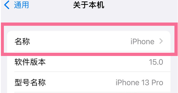 逊克苹果13维修分享iPhone 13热点名字设置教程 