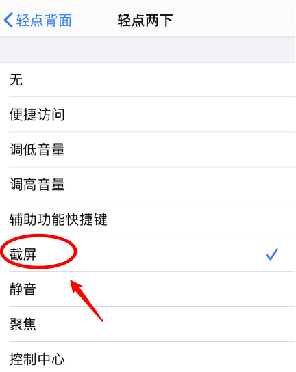 逊克苹果手机维修分享iPhone12如何启用双击截屏 