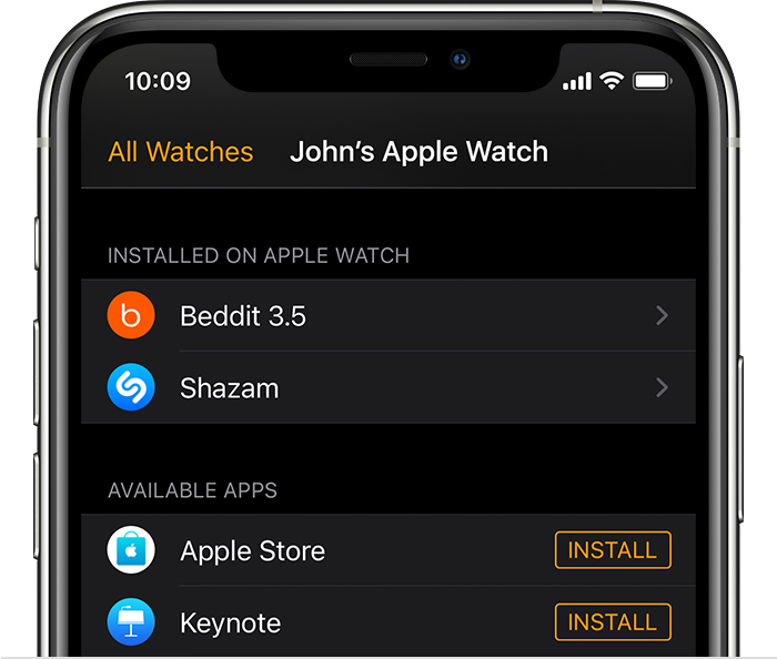 逊克苹果手机维修分享如何在 Apple Watch 上下载应用 
